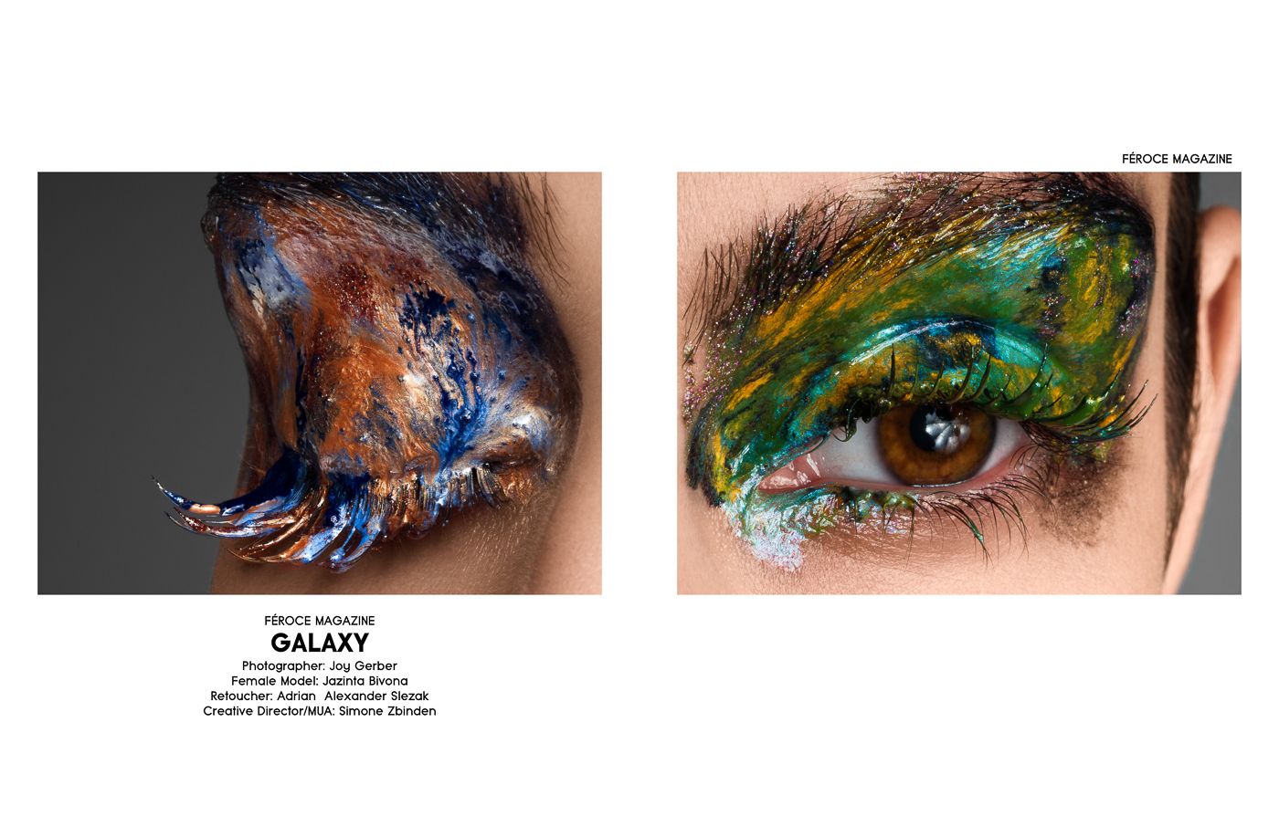 Galaxy inspiriert von Nebulas, glossy Augen, Simone Zbinden Visagistin Winterthur